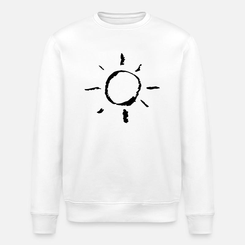 sonne - Stanley/Stella Unisex Bio-Sweatshirt ROLLER - Weiß