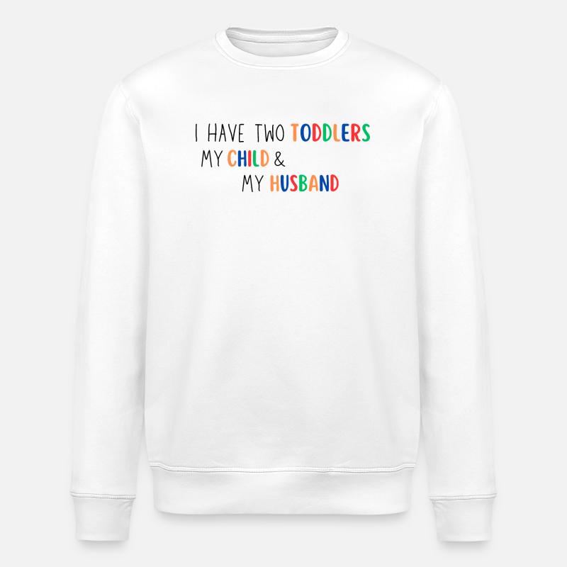 Drôle de mari Design - Sweat bio ROLLER Stanley/Stella Unisexe - blanc