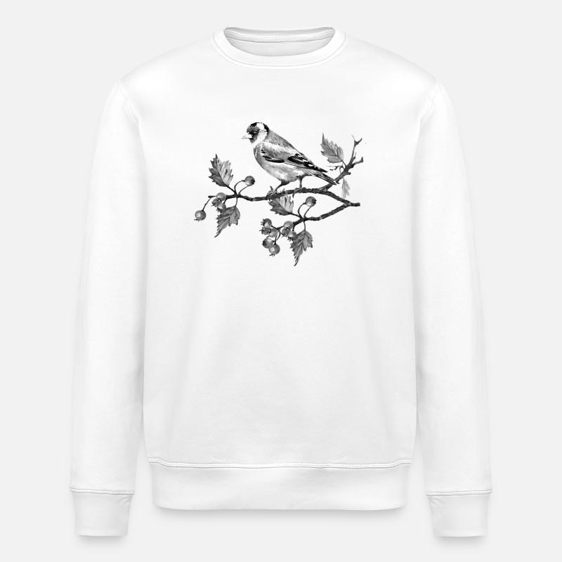 Oiseau - Sweat bio ROLLER Stanley/Stella Unisexe - blanc