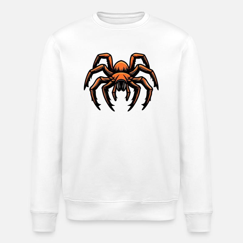 Tarantula Comic - Stanley/Stella ROLLER Unisex Organic Sweatshirt - white