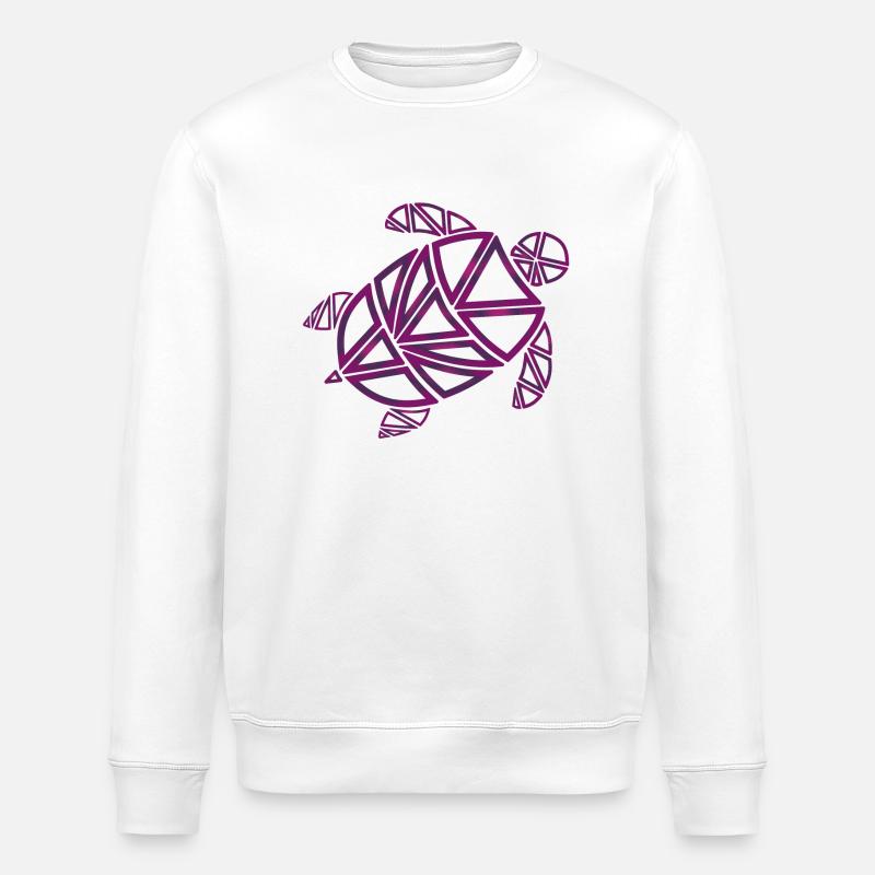 Schildkröte - Stanley/Stella Unisex Bio-Sweatshirt ROLLER - Weiß
