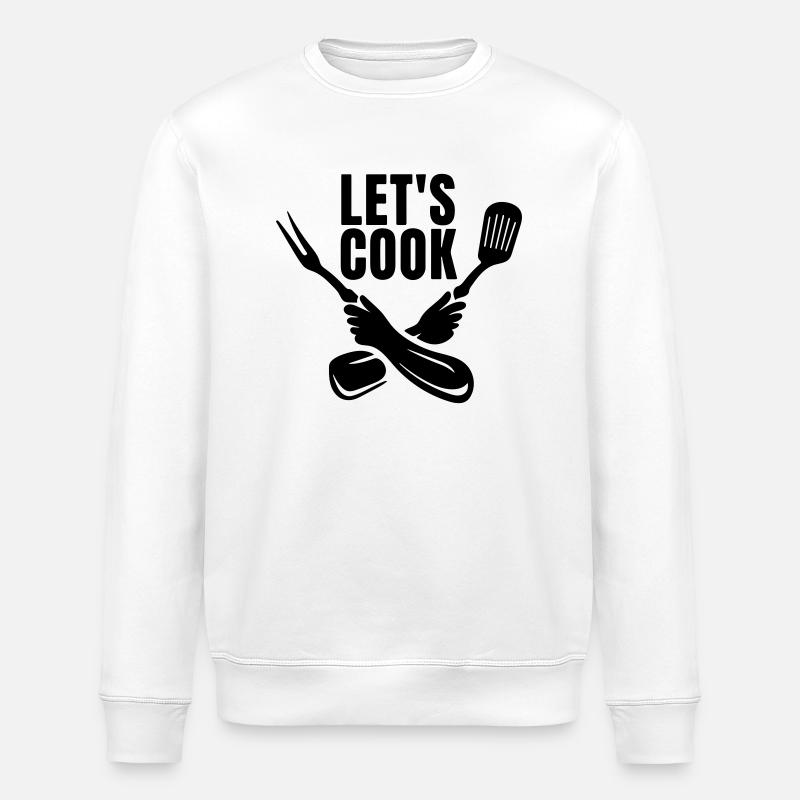 cuisinons - Sweat bio ROLLER Stanley/Stella Unisexe - blanc