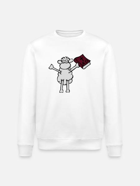 Bible-moutons - Sweat bio ROLLER Stanley/Stella Unisexe - blanc