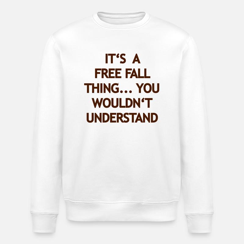 Chose Free Fall - Sweat bio ROLLER Stanley/Stella Unisexe - blanc