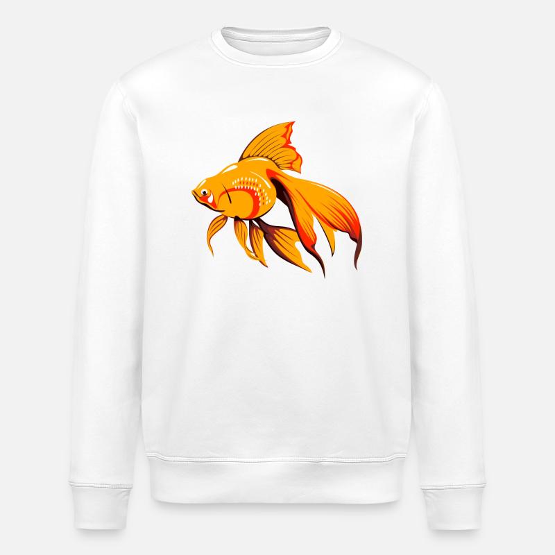 fish439 - Stanley/Stella Unisex Bio-Sweatshirt ROLLER - Weiß