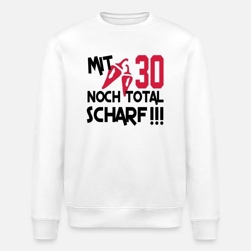 total_scharf_30 - Sweat bio ROLLER Stanley/Stella Unisexe - blanc