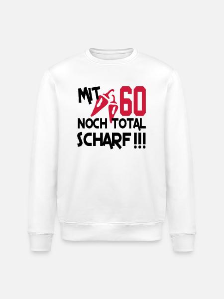 total_scharf_60 - Stanley/Stella ROLLER Unisex Organic Sweatshirt - white