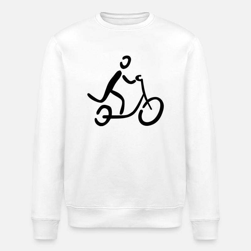 Kickbike - Sweat bio ROLLER Stanley/Stella Unisexe - blanc