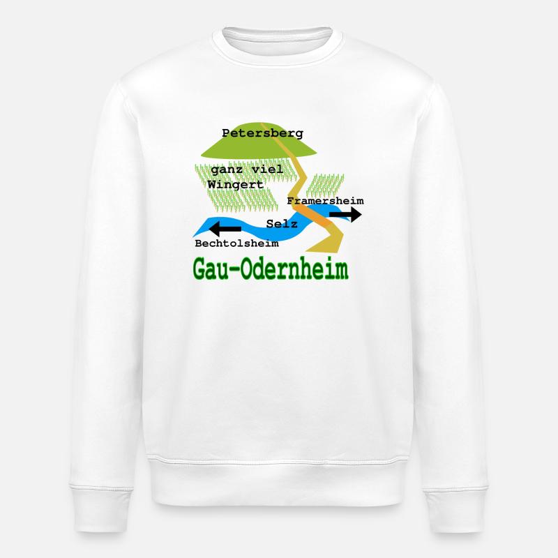 Gau-Odernheim Rheinhessen - Stanley/Stella ROLLER Unisex Organic Sweatshirt - white