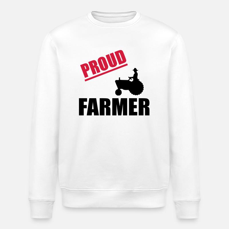 stolzer Bauer 3 - Stanley/Stella Unisex Bio-Sweatshirt ROLLER - Weiß