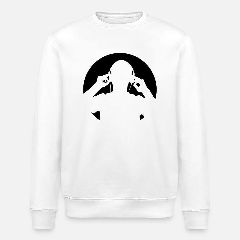 music_man - Stanley/Stella Unisex Bio-Sweatshirt ROLLER - Weiß