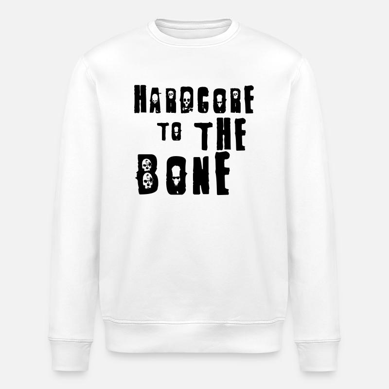 Hardcore - Stanley/Stella ROLLER Unisex Organic Sweatshirt - white