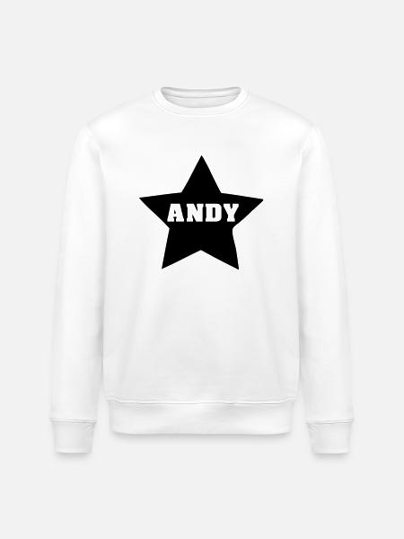 andy - Stanley/Stella Unisex Bio-Sweatshirt ROLLER - Weiß