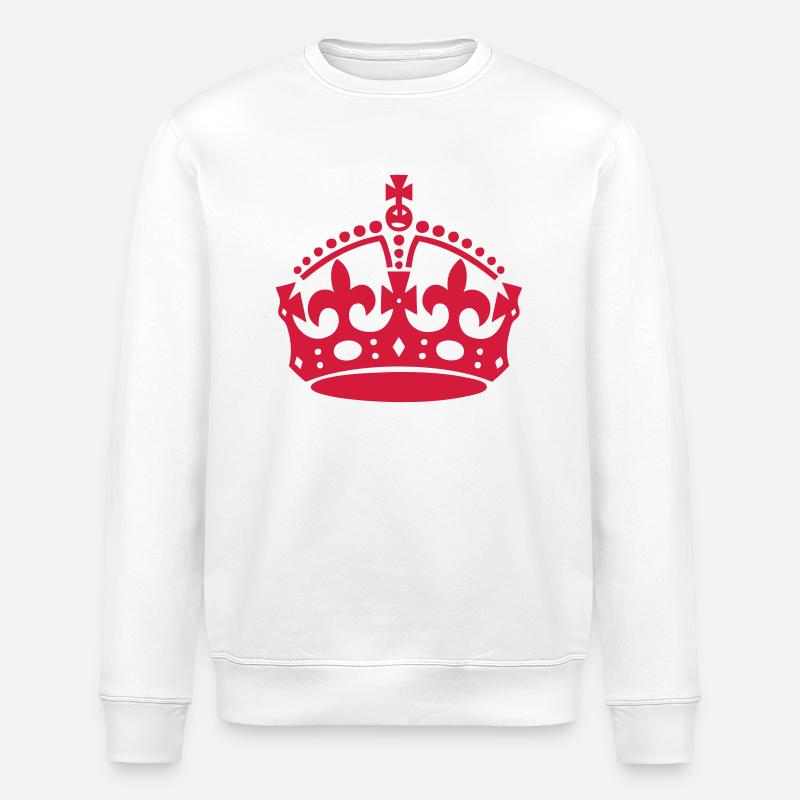 Crown, King, Princess - Sweat bio ROLLER Stanley/Stella Unisexe - blanc