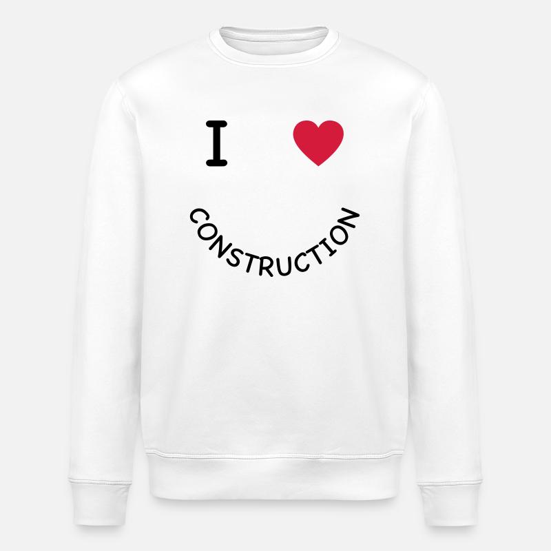 Baustelle - Stanley/Stella Unisex Bio-Sweatshirt ROLLER - Weiß