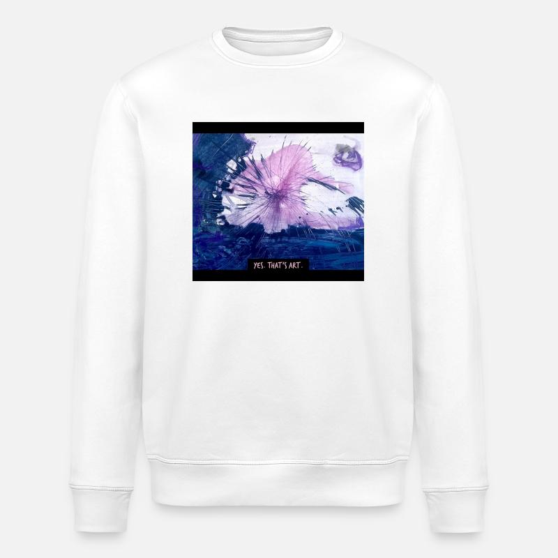 OUI, C’EST DE L’ART. - Sweat bio ROLLER Stanley/Stella Unisexe - blanc
