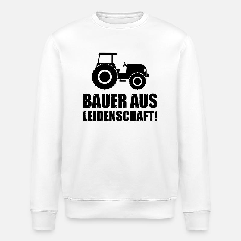 bauer aus leidenschaft - Stanley/Stella Unisex Bio-Sweatshirt ROLLER - Weiß