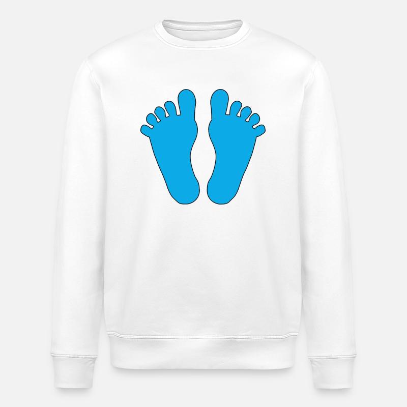 Bébé Pieds Garçon - Sweat bio ROLLER Stanley/Stella Unisexe - blanc