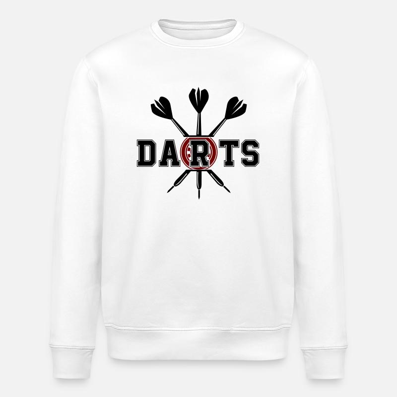 darts - Stanley/Stella Unisex Bio-Sweatshirt ROLLER - Weiß