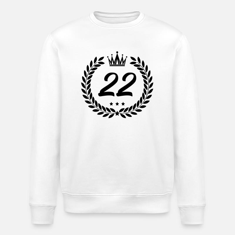 blason 22 - Sweat bio ROLLER Stanley/Stella Unisexe - blanc