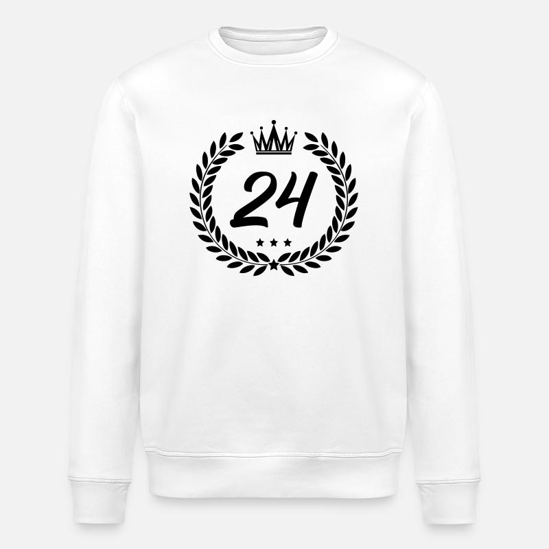 wappen 24 - Stanley/Stella Unisex Bio-Sweatshirt ROLLER - Weiß