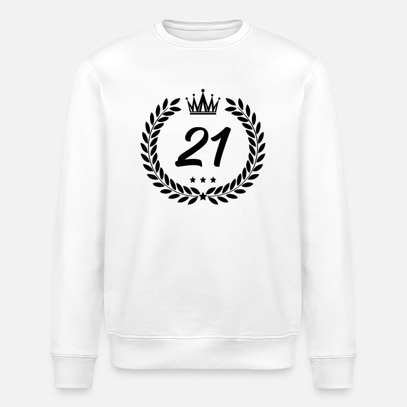 blason 21 - Sweat bio ROLLER Stanley/Stella Unisexe - blanc
