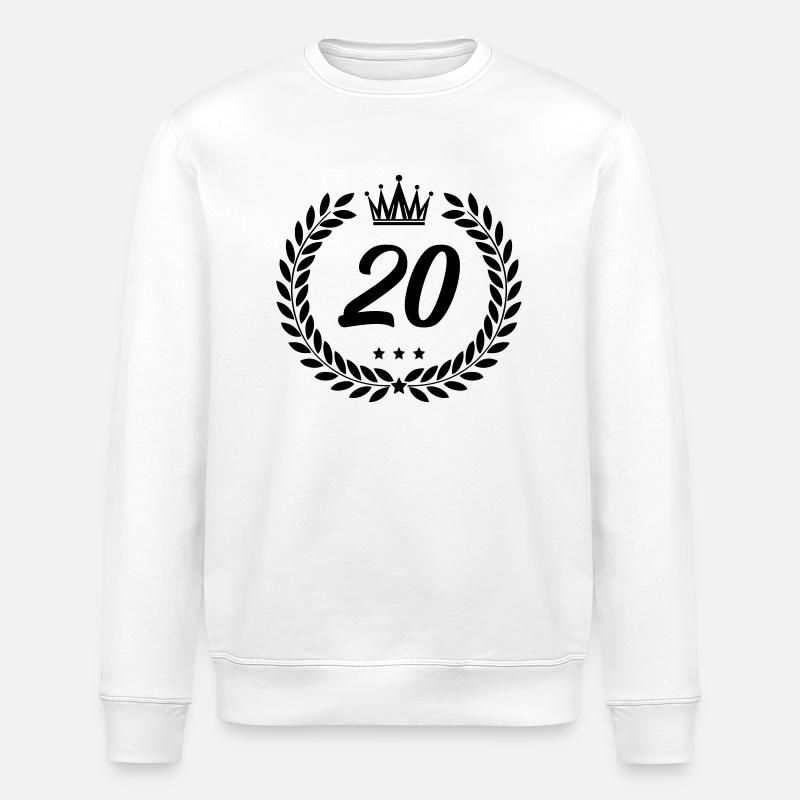 wappen 20 - Stanley/Stella Unisex Bio-Sweatshirt ROLLER - Weiß