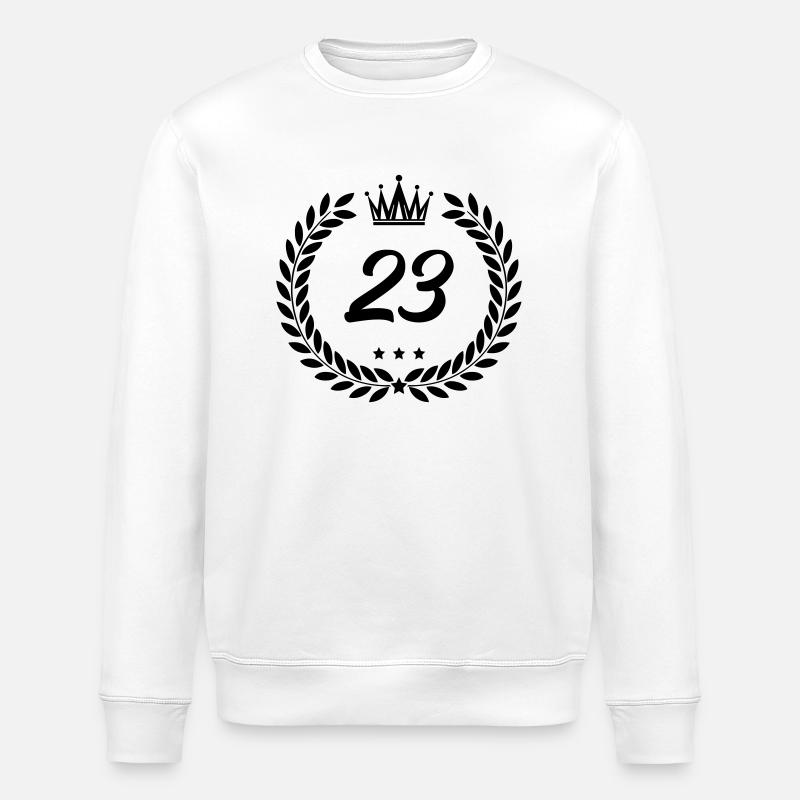 blason 23 - Sweat bio ROLLER Stanley/Stella Unisexe - blanc