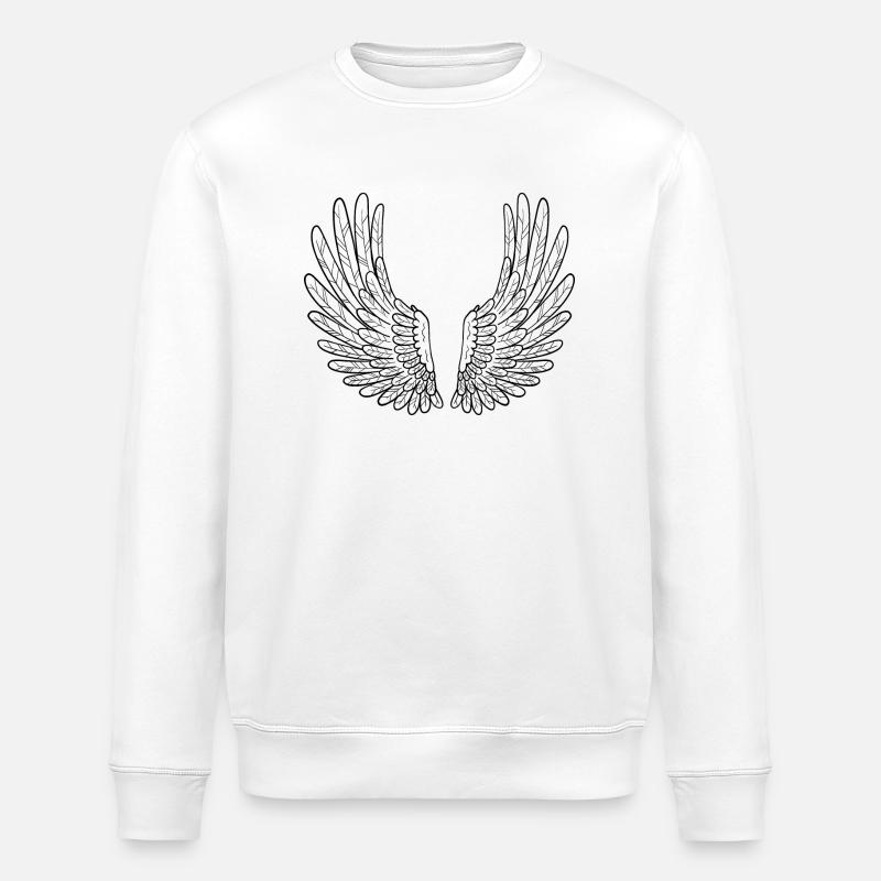 Wing - Stanley/Stella ROLLER Unisex Organic Sweatshirt - white