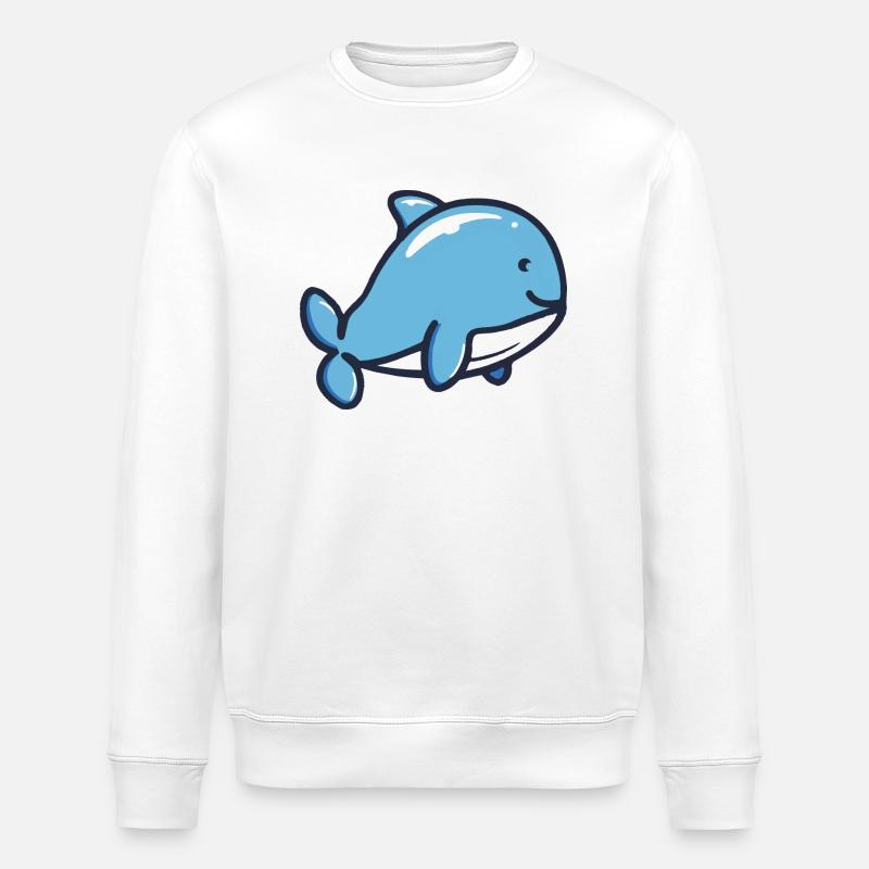 Baby Wal - Stanley/Stella Unisex Bio-Sweatshirt ROLLER - Weiß