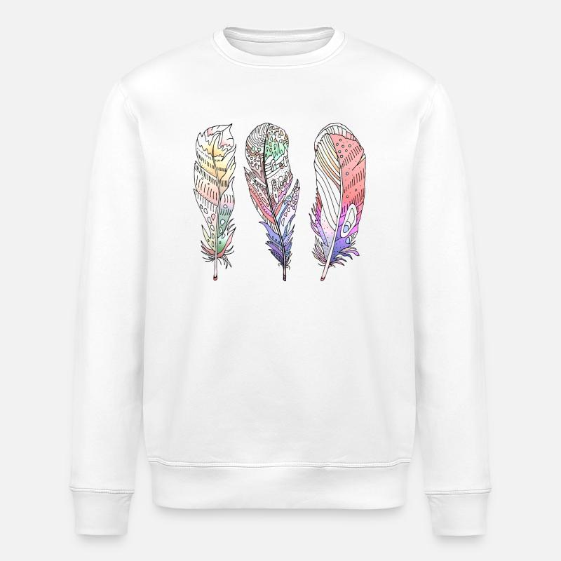 Feder - Stanley/Stella Unisex Bio-Sweatshirt ROLLER - Weiß