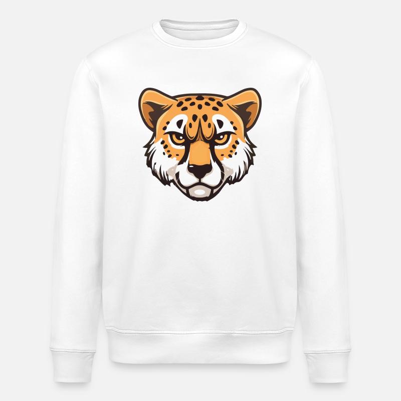 Guépard - Sweat bio ROLLER Stanley/Stella Unisexe - blanc