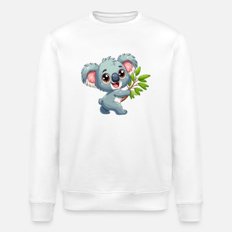 Koala - Sweat bio ROLLER Stanley/Stella Unisexe - blanc