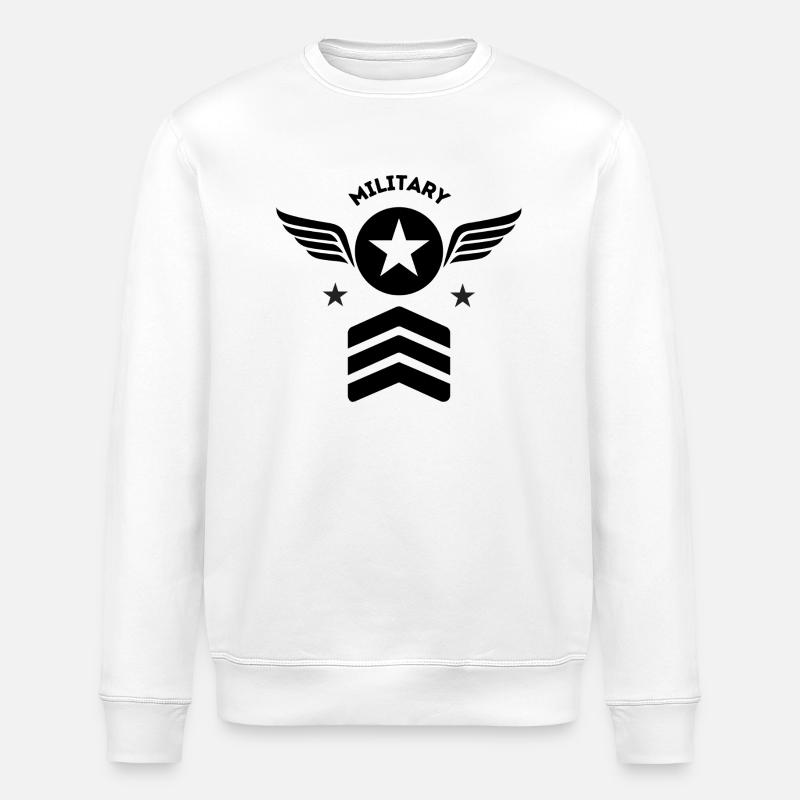 Military - Stanley/Stella Unisex Bio-Sweatshirt ROLLER - Weiß