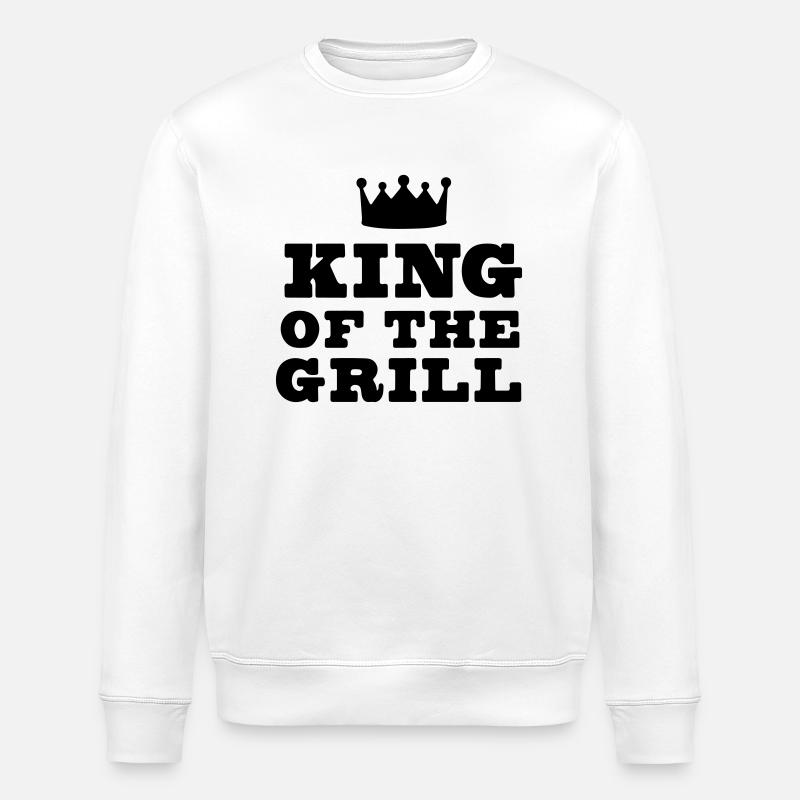 roi du grill - Sweat bio ROLLER Stanley/Stella Unisexe - blanc
