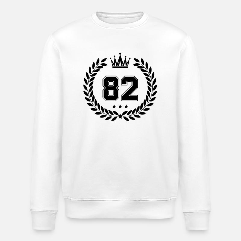 wappen 82 - Stanley/Stella Unisex Bio-Sweatshirt ROLLER - Weiß