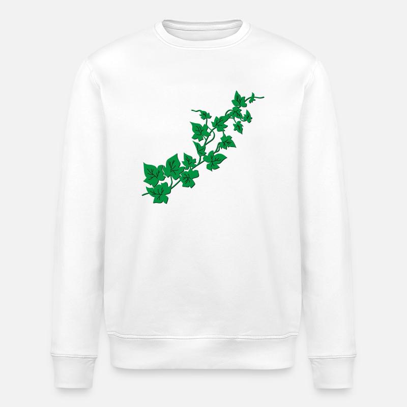 Efeu / Ivy - Stanley/Stella Unisex Bio-Sweatshirt ROLLER - Weiß