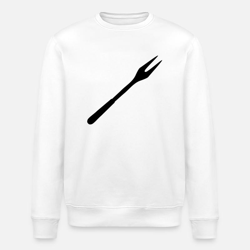 fondue - Stanley/Stella ROLLER Unisex Organic Sweatshirt - white