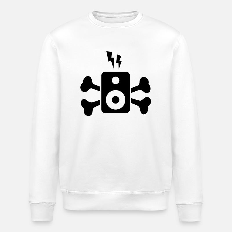 MUSIC BOX FLASH BONES - Sweat bio ROLLER Stanley/Stella Unisexe - blanc