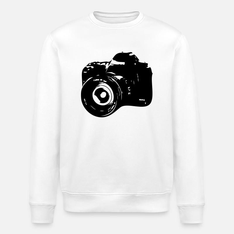 Fotoaparat - Stanley/Stella Unisex Bio-Sweatshirt ROLLER - Weiß