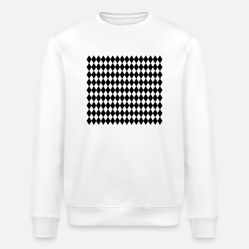 Diamonds - Stanley/Stella ROLLER Unisex Organic Sweatshirt - white