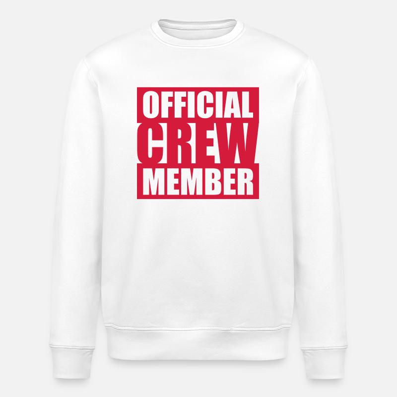 Official Crew Member Logo - Sweat bio ROLLER Stanley/Stella Unisexe - blanc