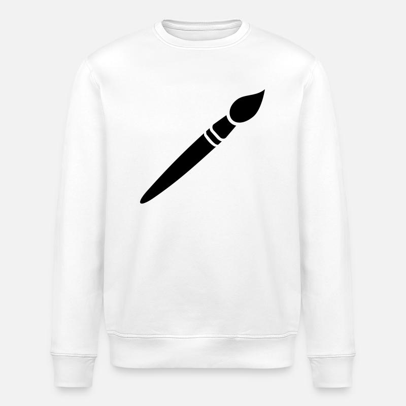 Pinsel - Stanley/Stella Unisex Bio-Sweatshirt ROLLER - Weiß