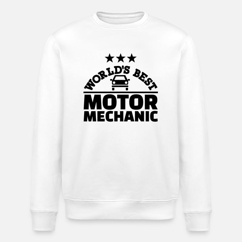 Mechatroniker - Stanley/Stella Unisex Bio-Sweatshirt ROLLER - Weiß