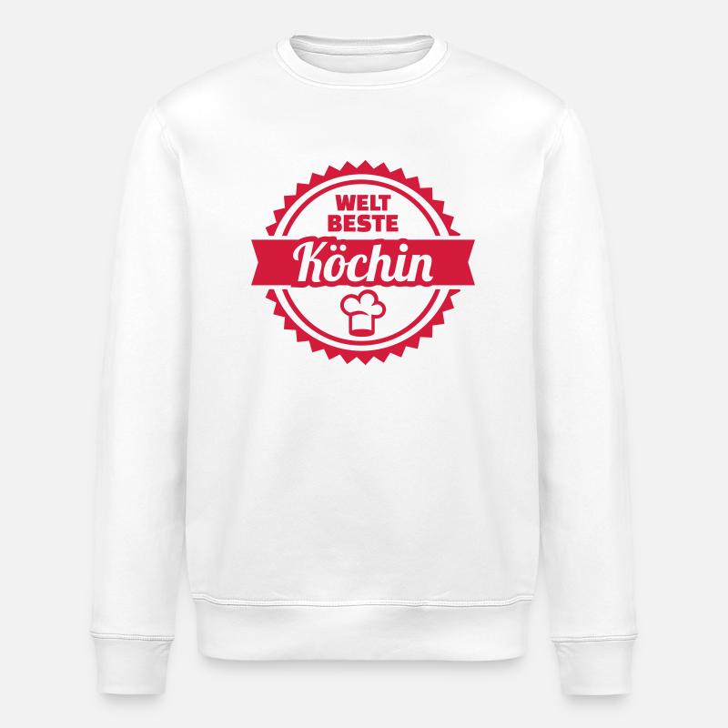 Köchin - Stanley/Stella Unisex Bio-Sweatshirt ROLLER - Weiß