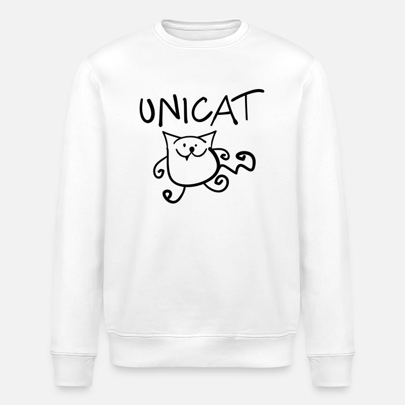 Unicat (a) - Sweat bio ROLLER Stanley/Stella Unisexe - blanc