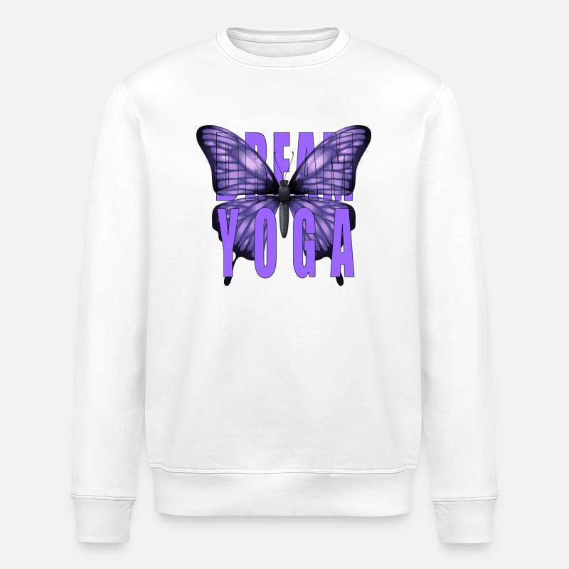 Traum-Yoga - Stanley/Stella Unisex Bio-Sweatshirt ROLLER - Weiß