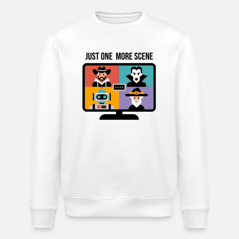 Juste une scène de plus - Sweat bio ROLLER Stanley/Stella Unisexe - blanc