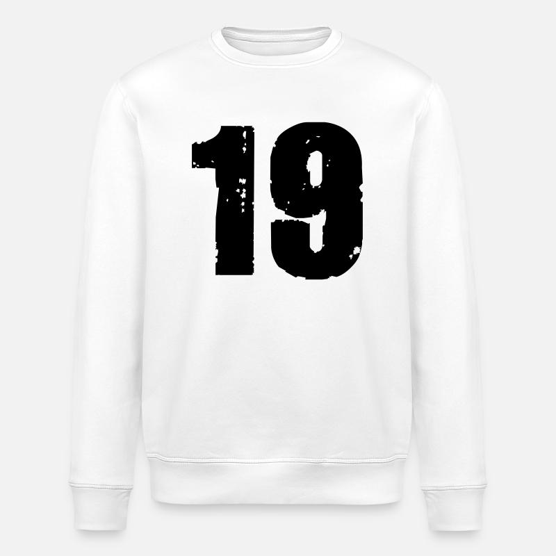 19 - Stanley/Stella ROLLER Unisex Organic Sweatshirt - white