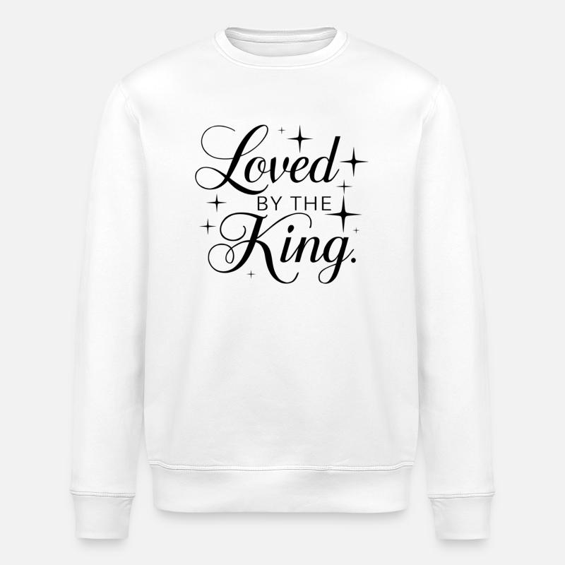 Aimé par le roi - Sweat bio ROLLER Stanley/Stella Unisexe - blanc